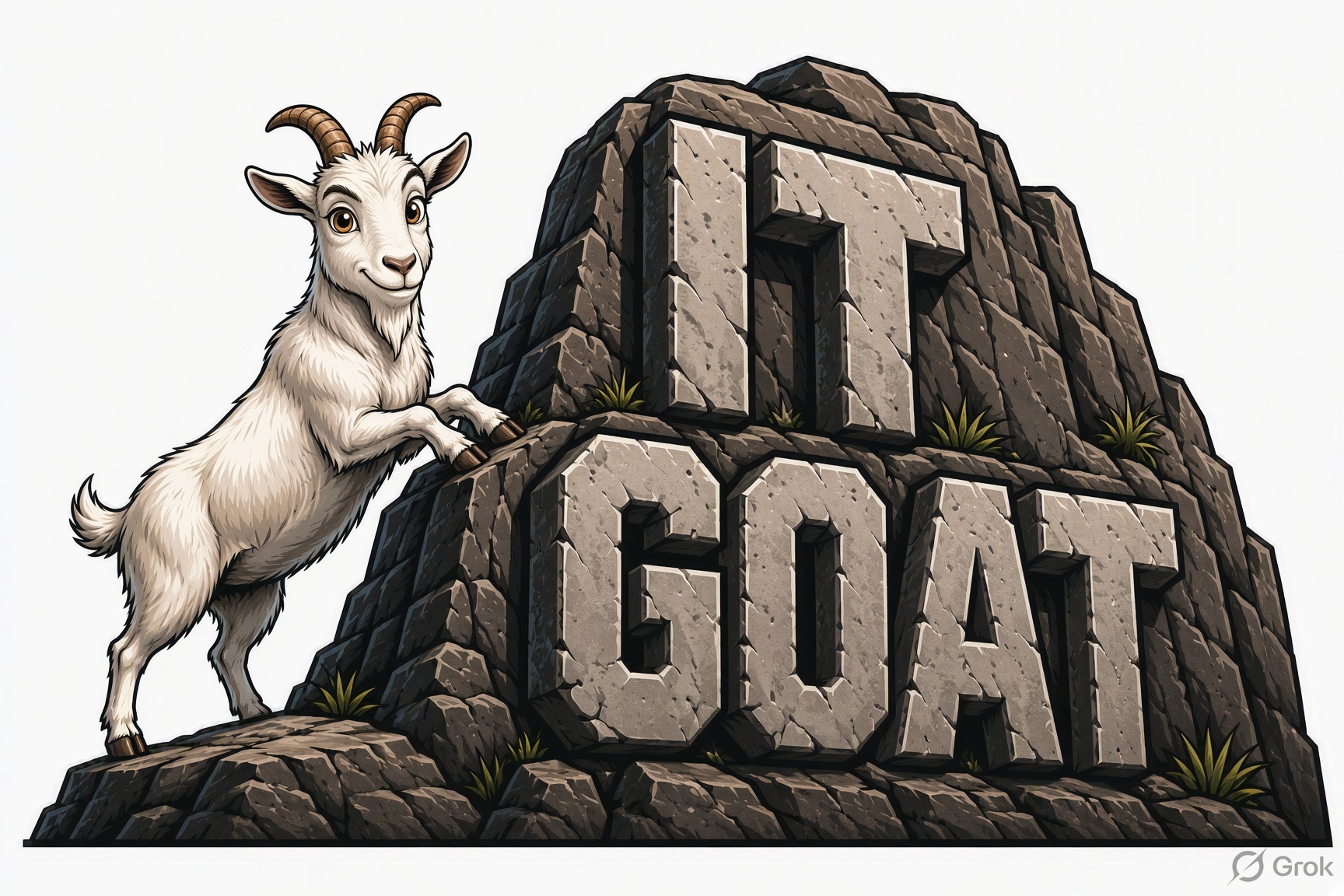 IT GOAT rock logo