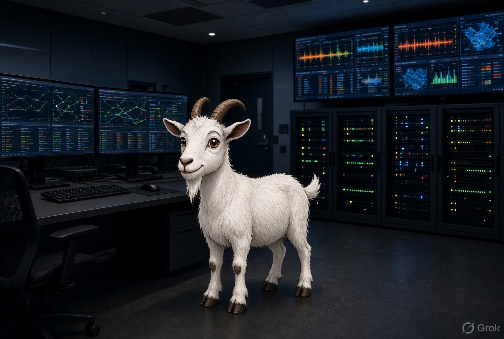 IT GOAT in a network monitoring room